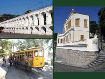 Pitoresco Bairro de Santa Tereza - Arcos da Lapa, Bondinho e antigo casarão