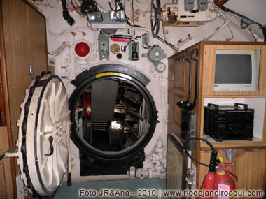 Interior do submarino