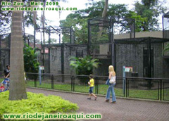 Vivenda de macacos - Zoológico do Rio de Janeiro