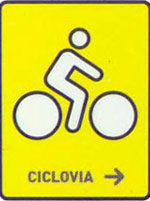 Sinal de ciclovia