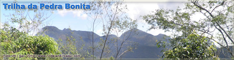 Foto panorâmica tirada trilha da Pedra Bonita