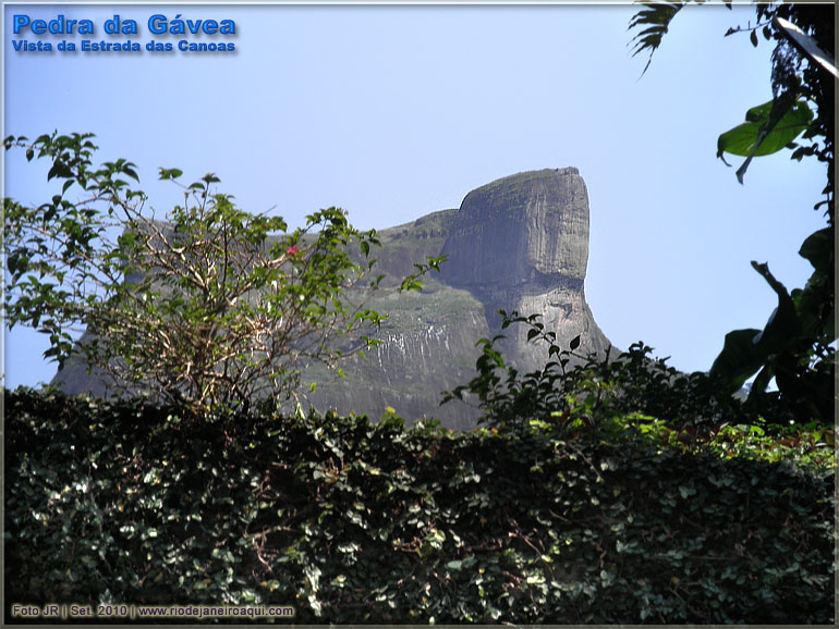 Pedra da Gávea Vista da Estrada das Canoas