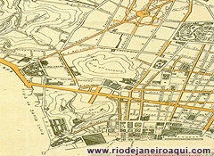 Planta do Centro do Rio em 1906