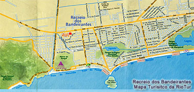 Mapa do Recreio dos Bandeiras