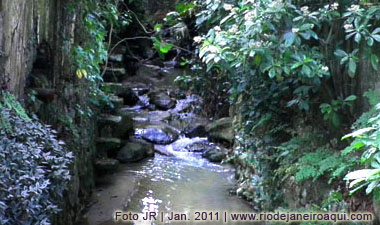 Rio Carioca visto do Largo do Boticário