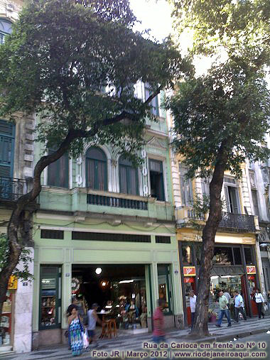 Livraria Antiqualhas Brasileiras na Rua da Carioca