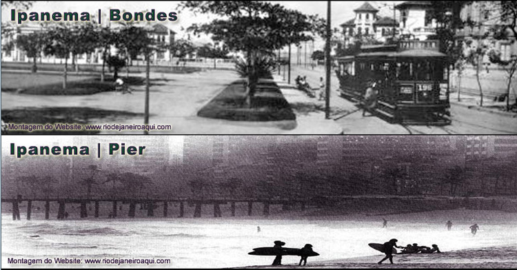 Bondes e Pier em Ipanema