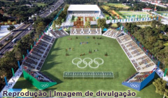 Arena de rugby e pentatlo moderno em Deodoro